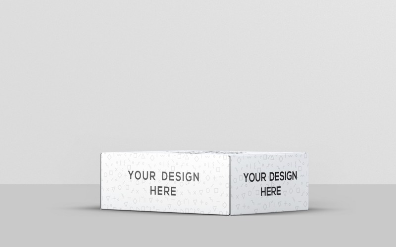 Mockup di scatola di cartone postale 7