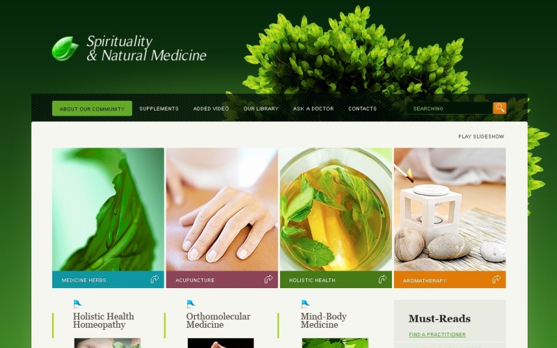 Herbal SWiSH Template Template SWiSH №33365