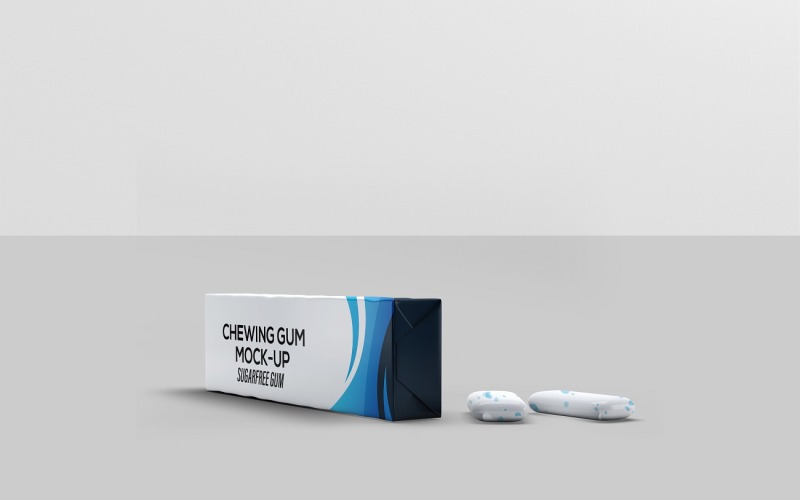 Confezione di Bubble Gum Mockup 2