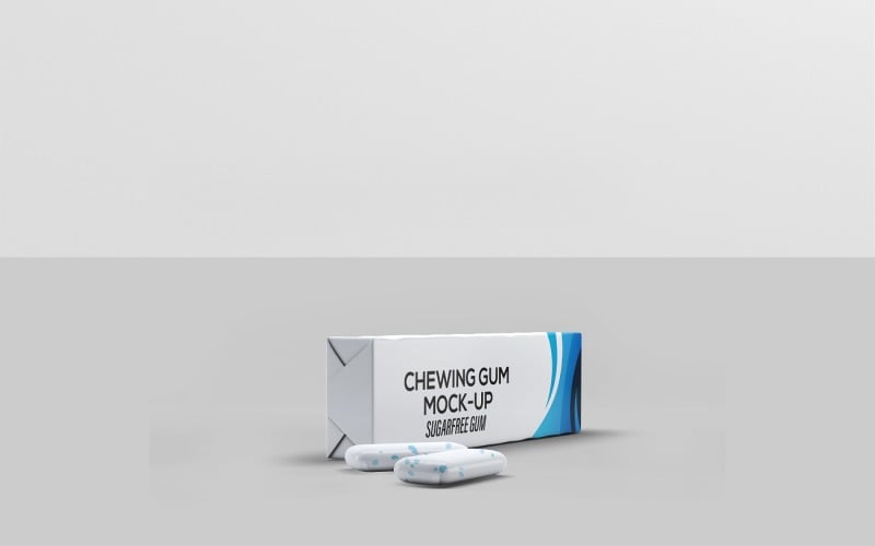 Packung mit Kaugummi-Modell 3