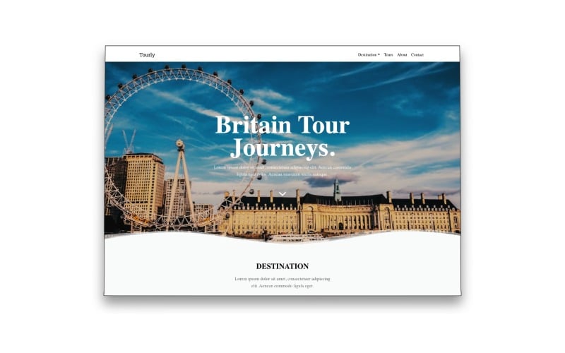 Tourly - Plantilla HTML y Blocs de viajes y negocios de viajes