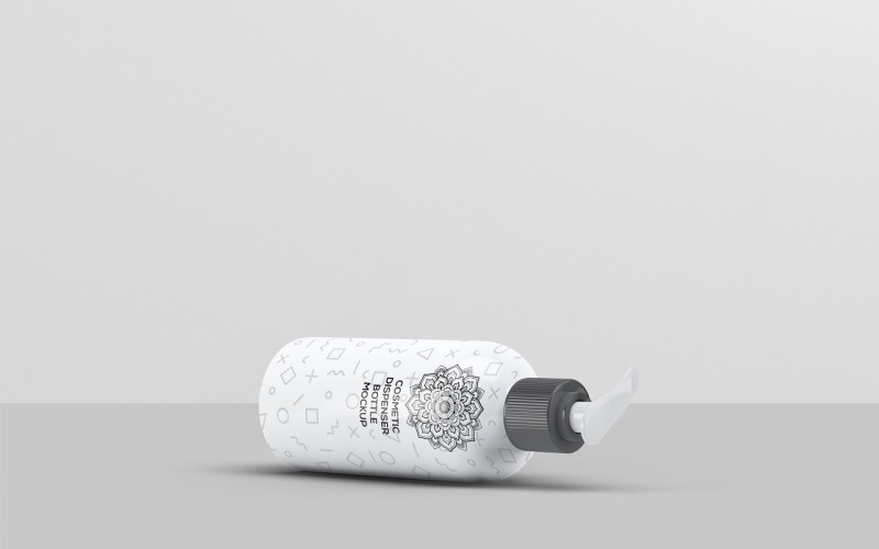 Mockup di dispenser per flaconi cosmetici 6