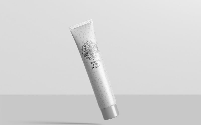 Mockup di tubo lungo cosmetico 4