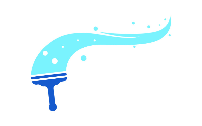 vetor de design de modelo de logotipo de pincel de dor v2