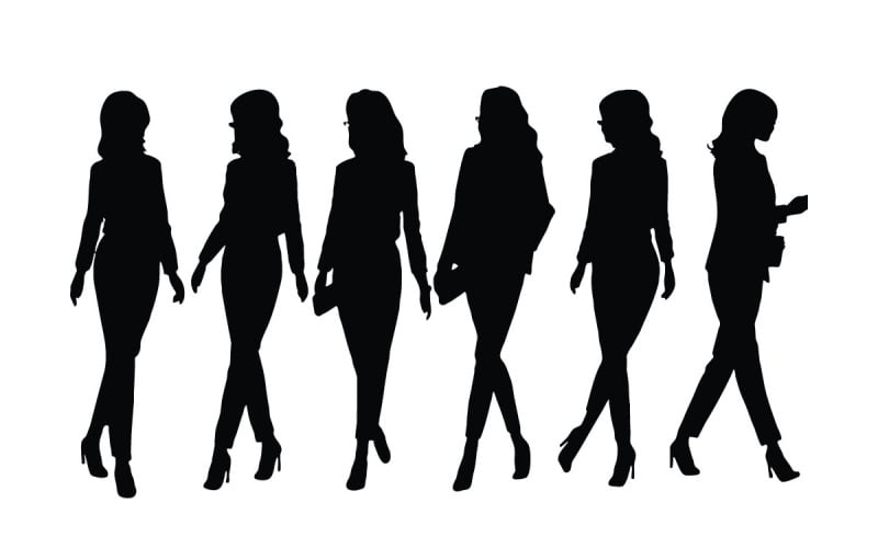 Anonim kadın modeli toplama vektörü