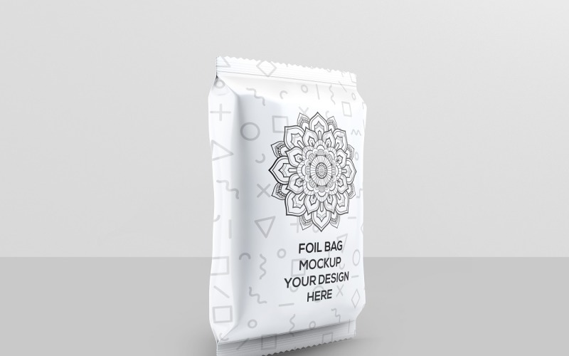Foil Bag Packaging Mockup 2 334126 TemplateMonster