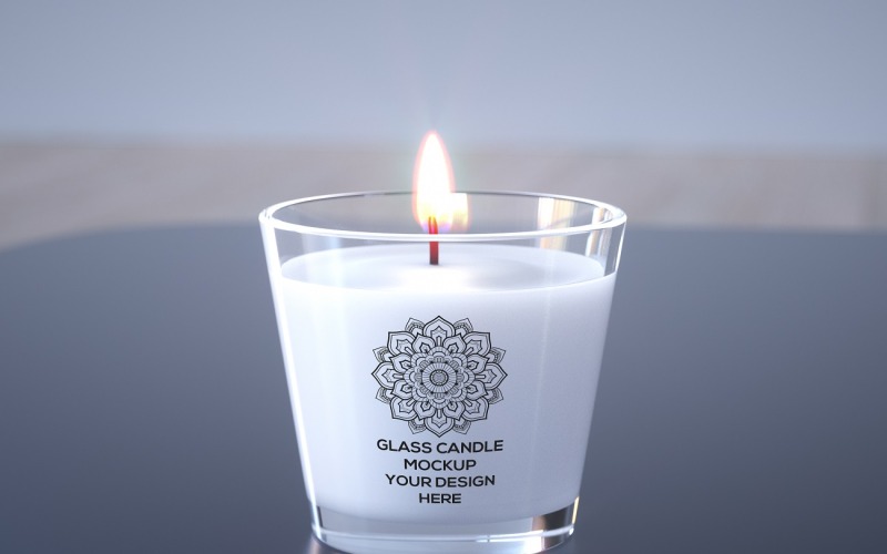 Glaskerzenmodell – realistisch