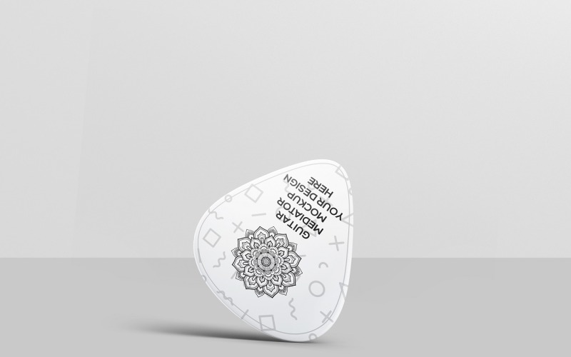 Guitar Mediator Mockup - Plettro per chitarra 6