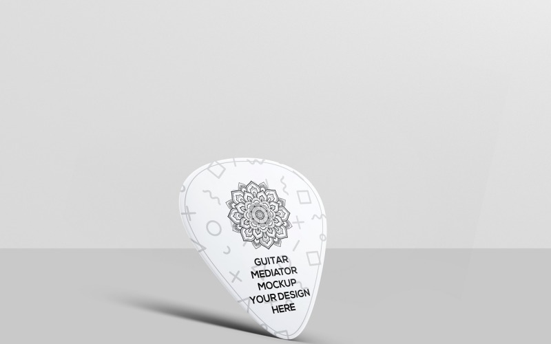 Maquette de médiateur de guitare - Médiator de guitare 3