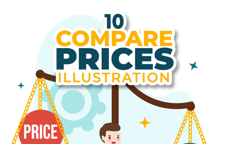 10 Preisvergleich Economy Illustration
