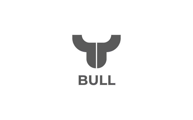 Stier Logo ontwerp sjabloon Vector