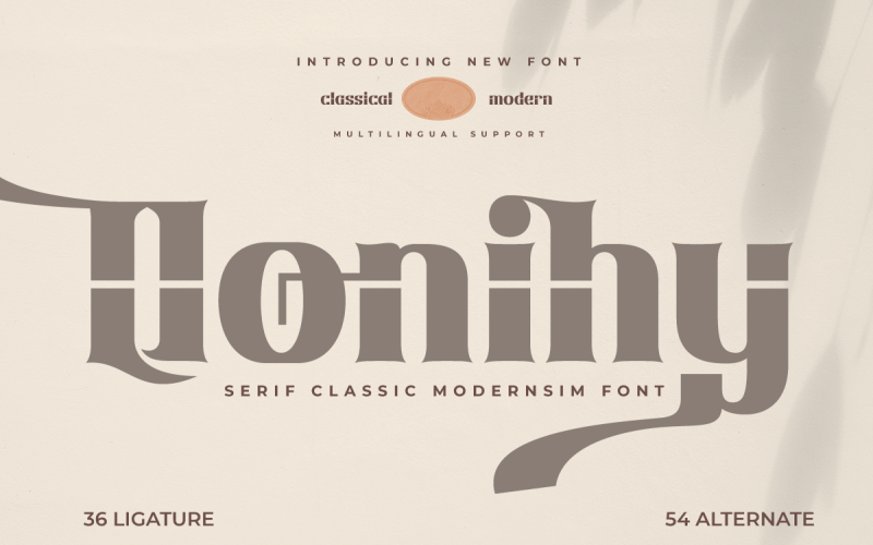 Qonihy | Serifenklassische Moderne