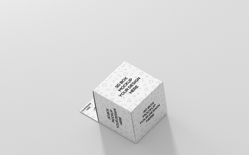 Mini-Quadrat-Box mit Aufhänger-Modell 4