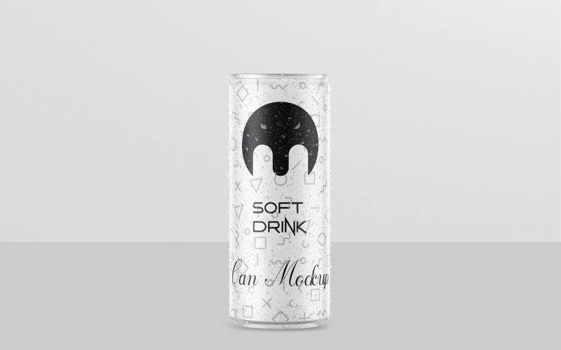 Realistische mockup van aluminium blikjes