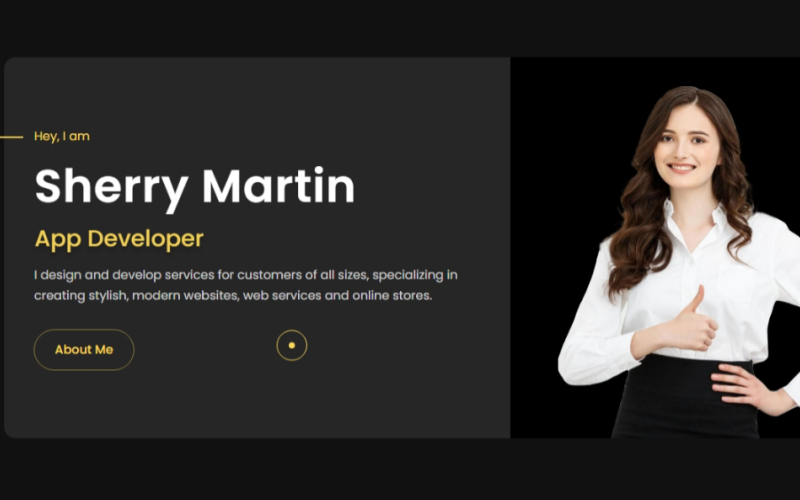 Šablona HTML Sherry – Portfolio Bootstrap 5