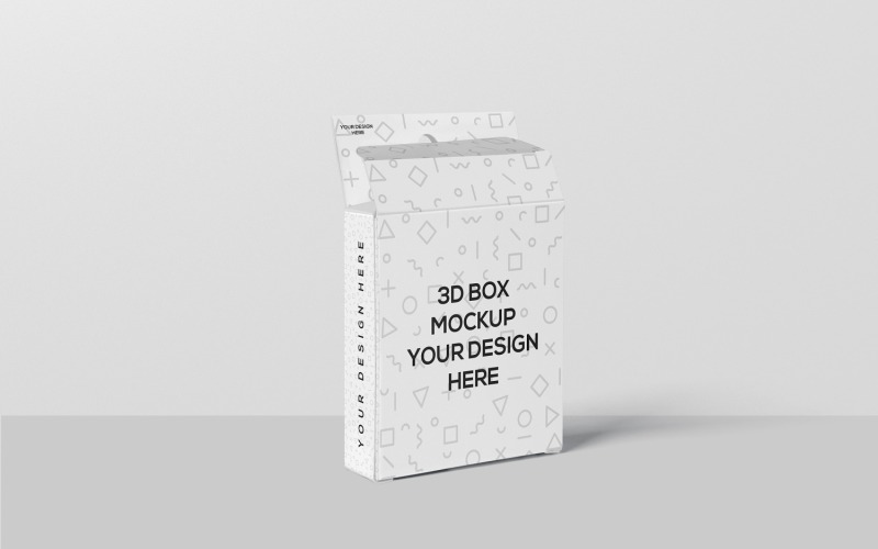 Askı Mockup'lı İnce Kare Kutu 3