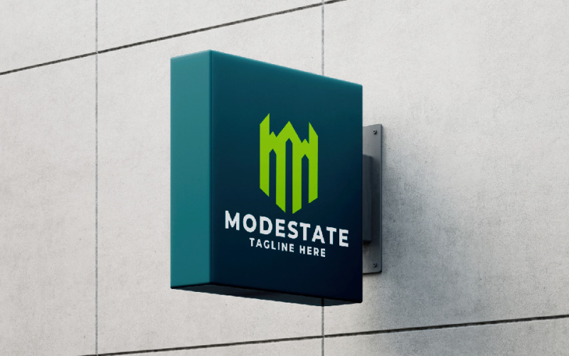 Bescheiden Letter M Pro Logo sjabloon