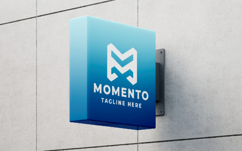 Modèle de logo Momento Business Letter M Pro