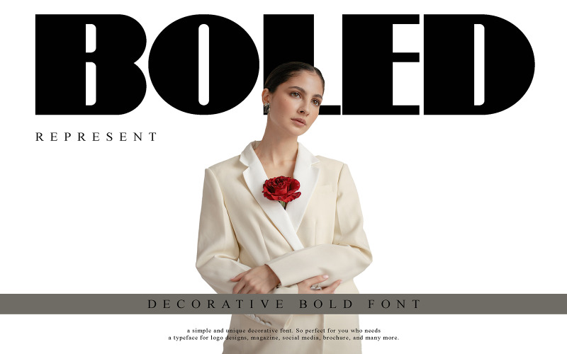 Boled - Modern Decorative Font