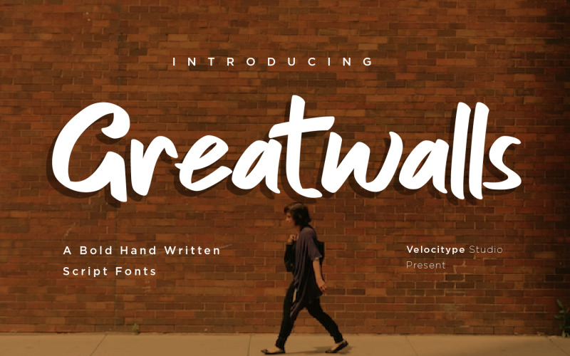 Greatwalls — czcionki Modern Bold Script