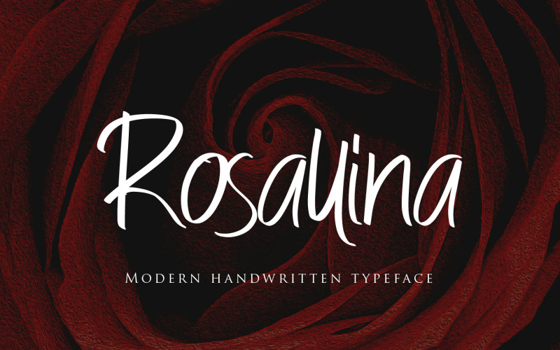 Rosallina - шрифты Modern Script