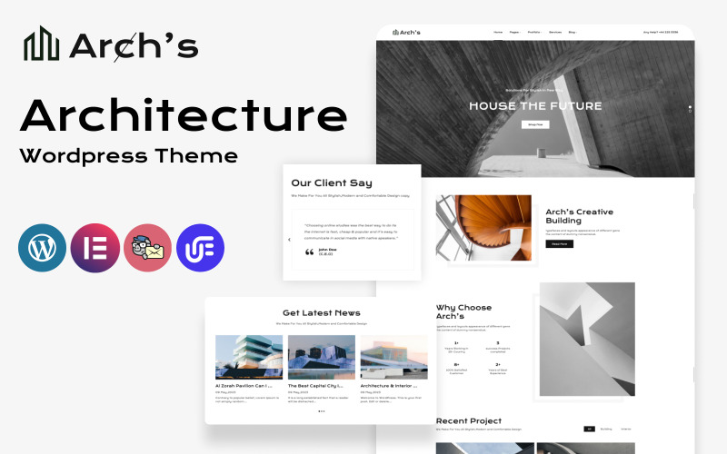 Arch's - Architecture Construction WordPress 主题