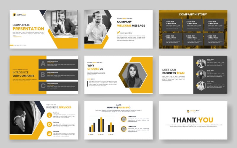 Presentation background,  website slider, landing page, annual report and  company profile design