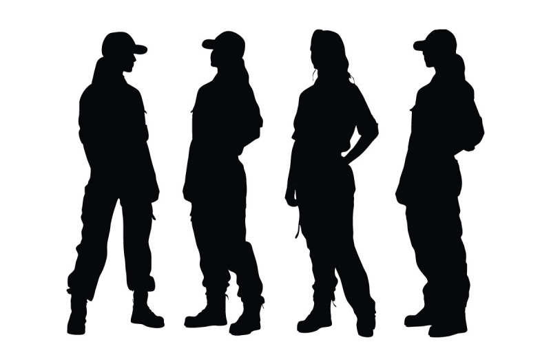 Lady loodgieter silhouet collectie