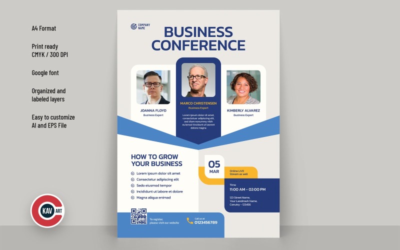Leták obchodní konference – 00006