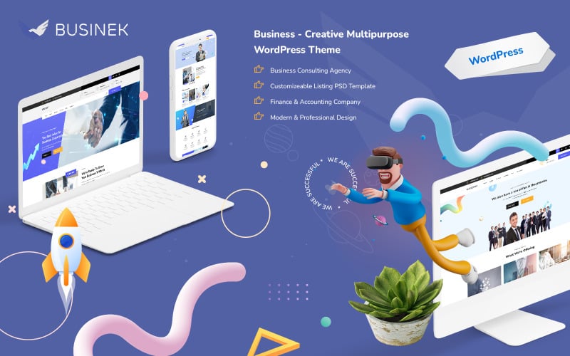 Businek – Creative Multipurpose Elementor WordPress 主题