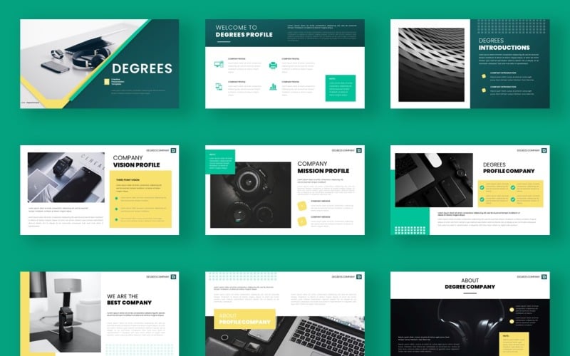 DEGREES-PowerPoint Template