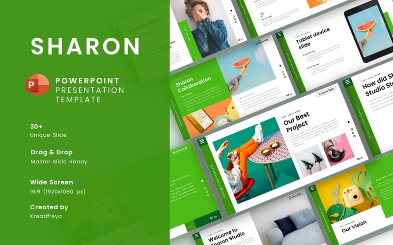 Sharon - Zakelijke PowerPoint-presentatie