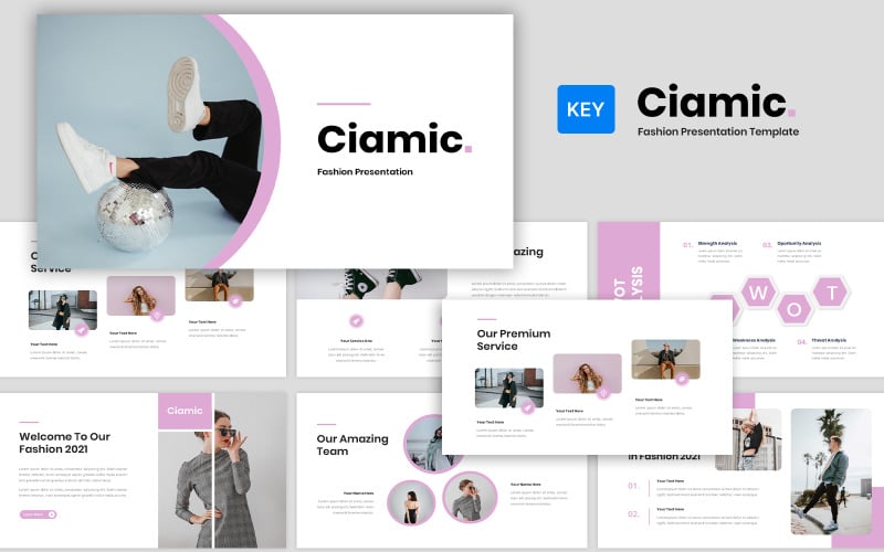 Gratis Ciamic - Keynote-sjabloon voor zakelijke presentaties