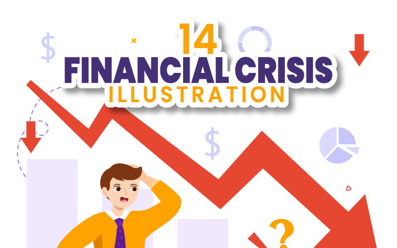 14 Ilustración de crisis financiera