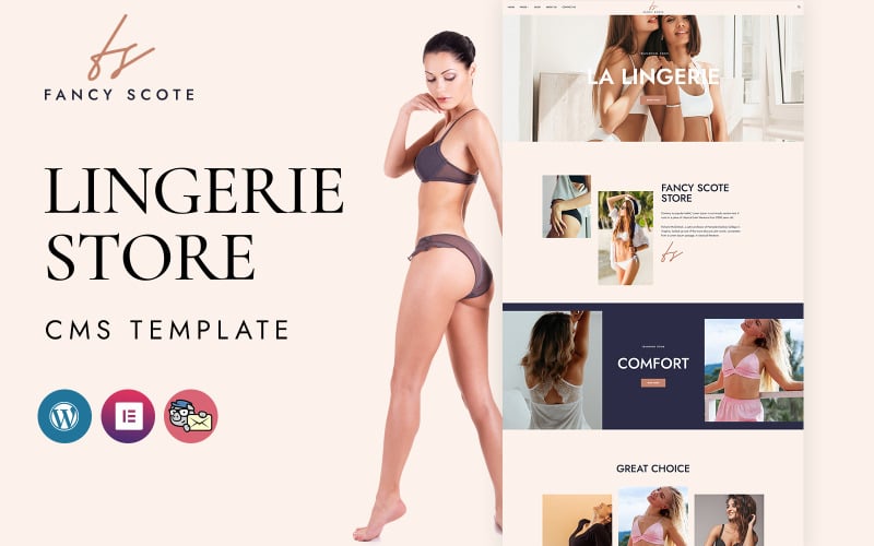 Fancyscote - Lingerie WordPress Elementor Theme