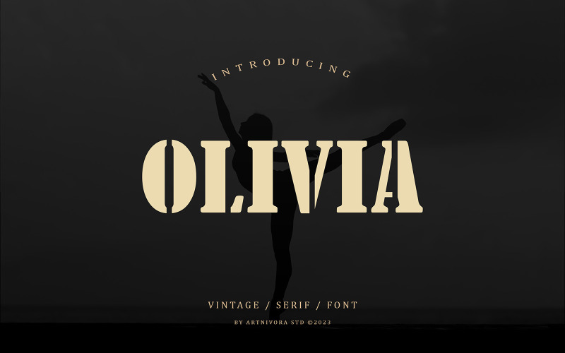 Olivia - Vintage Serif Font #335275 - TemplateMonster