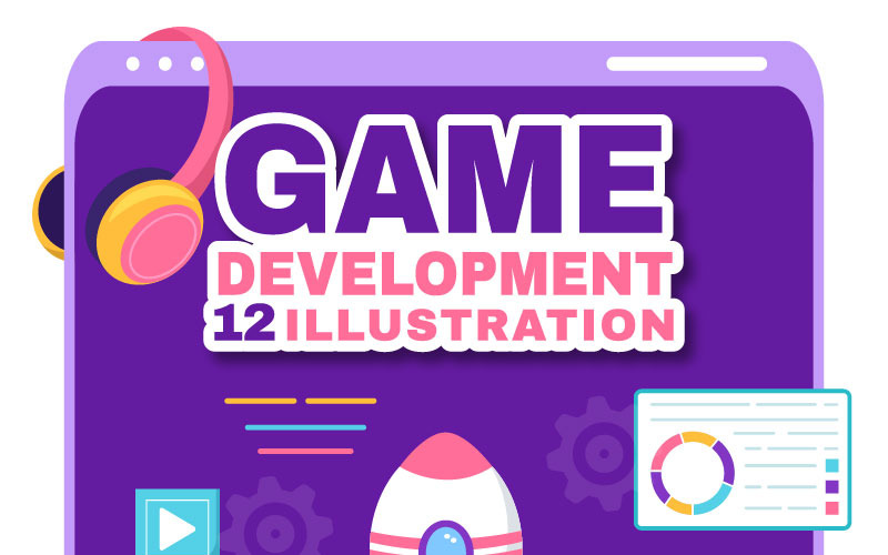 12 Ilustracja tworzenia gier wideo