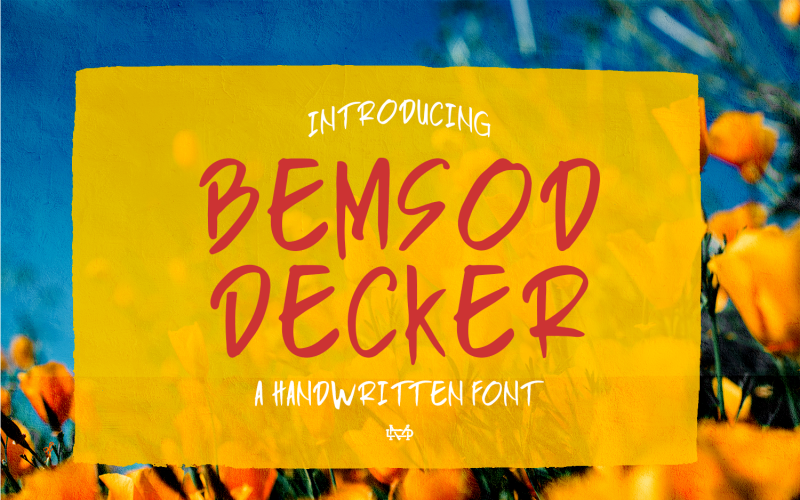 Bemsod Decker - Alkalmi kézzel írt