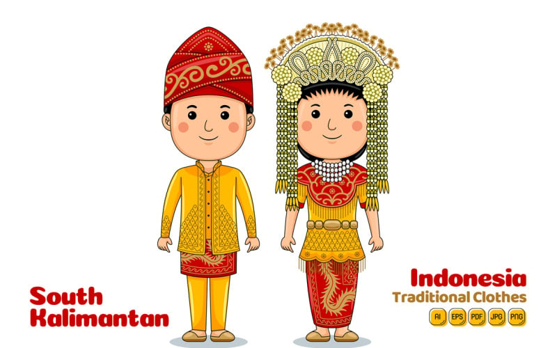 South Kalimantan Indonesia Traditional Cloth