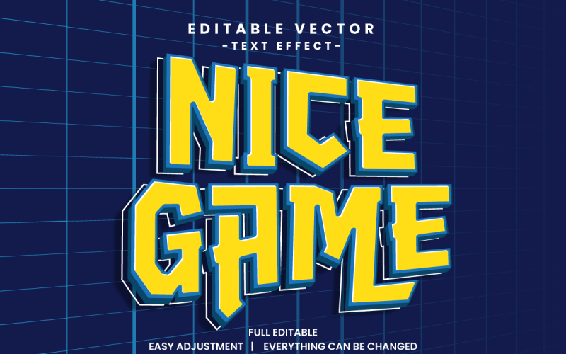 Juego Evento Vector Texto Efecto Editable Vol 2