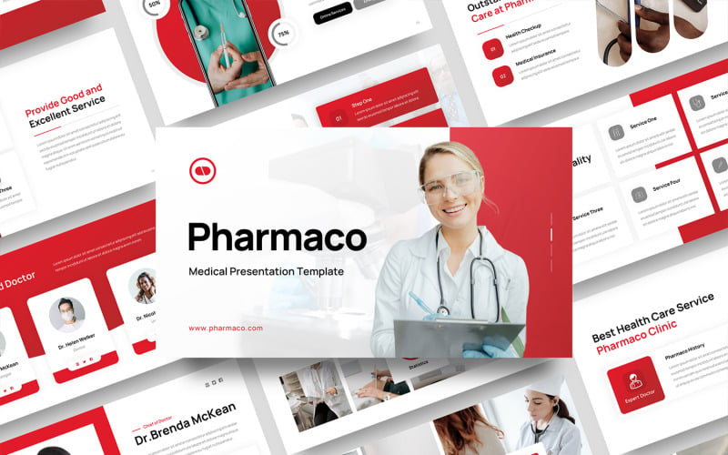 Pharmaco - modello di PowerPoint medico