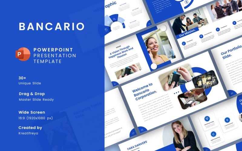 Bancario - PowerPoint Business Presentation Mall PPT