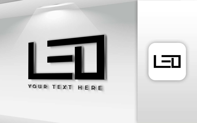 LEO-Namensbuchstaben-Logo-Design – Markenidentität