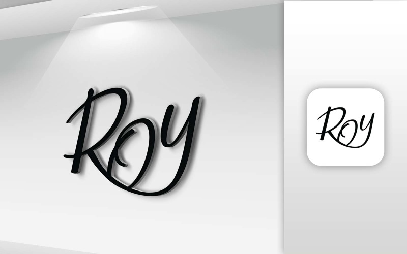 ROY İsim Harfi Logo Tasarımı - Marka Kimliği