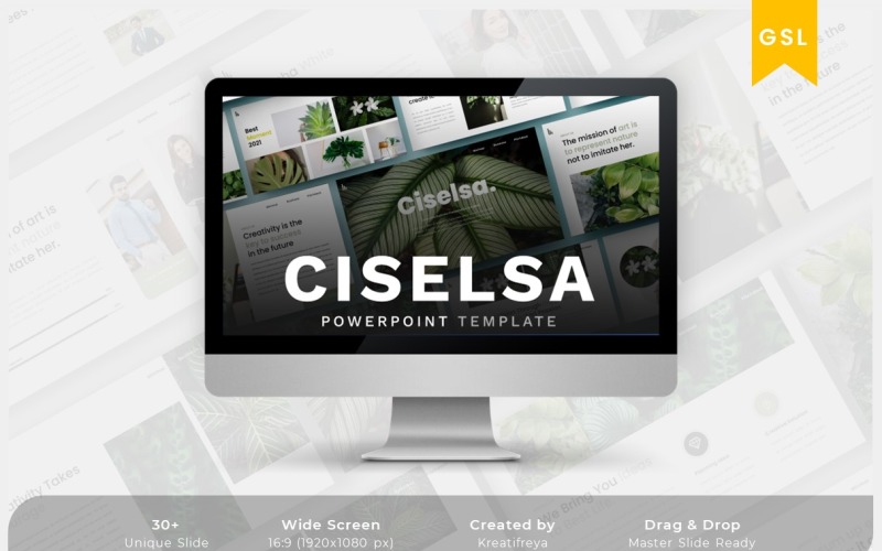 Ciselsa – Google Slide üzleti prezentációs sablon