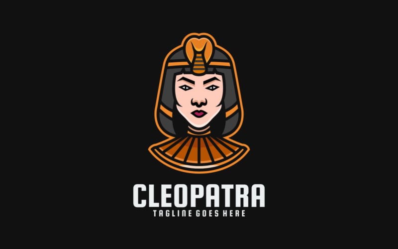 Cleópatra E-Sport e logotipo esportivo