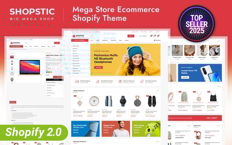 Shopstic – Mega Store Shopify 2.0 reszponzív téma