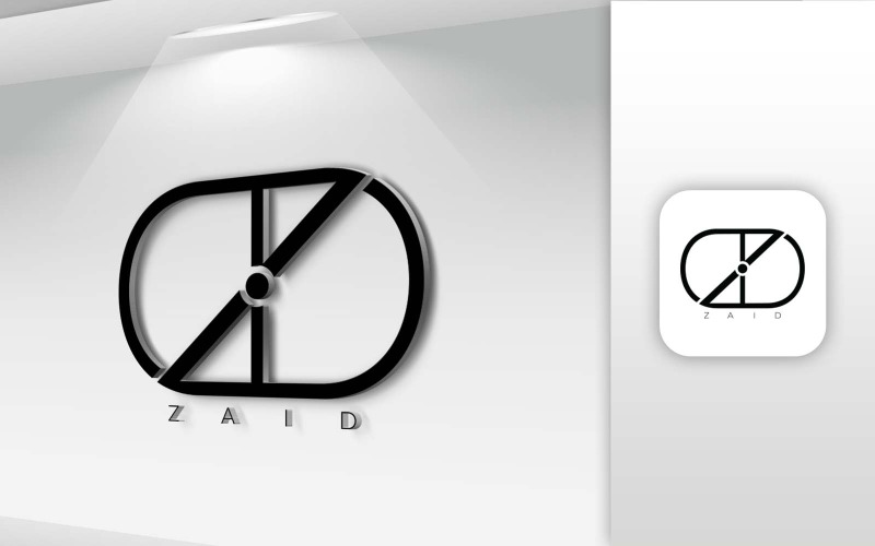 ZAID 名称字母标志设计-品牌标识