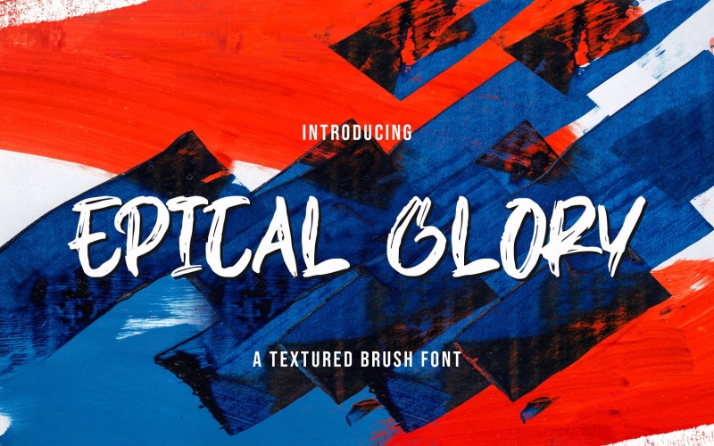 EPICAL GLORY – Strukturierte Pinselschrift