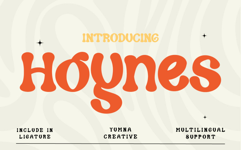 Hoynes - fonte estilo retrô
